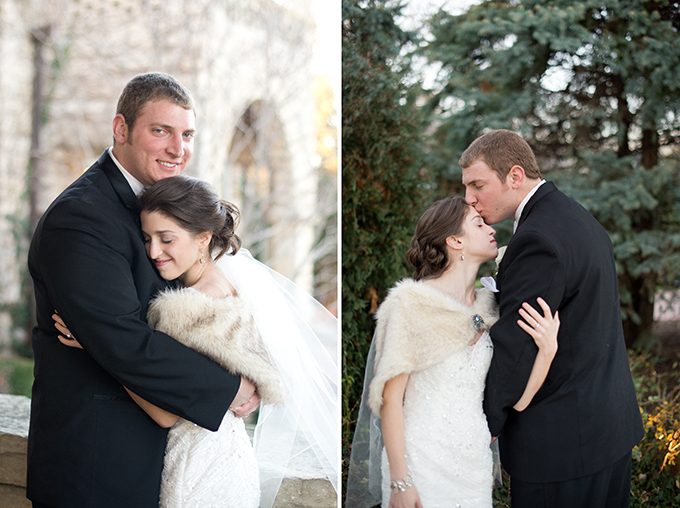 hot pink glam winter wedding | Amanda Megan Miller Photography