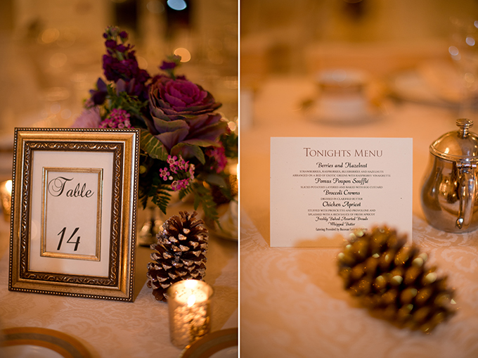 hot pink glam winter wedding | Amanda Megan Miller Photography