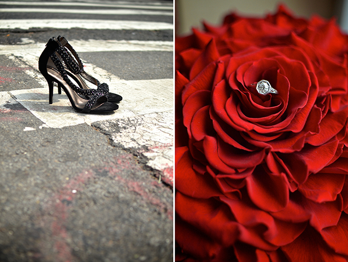 red and black NYC wedding | Jessica Schmitt Photography