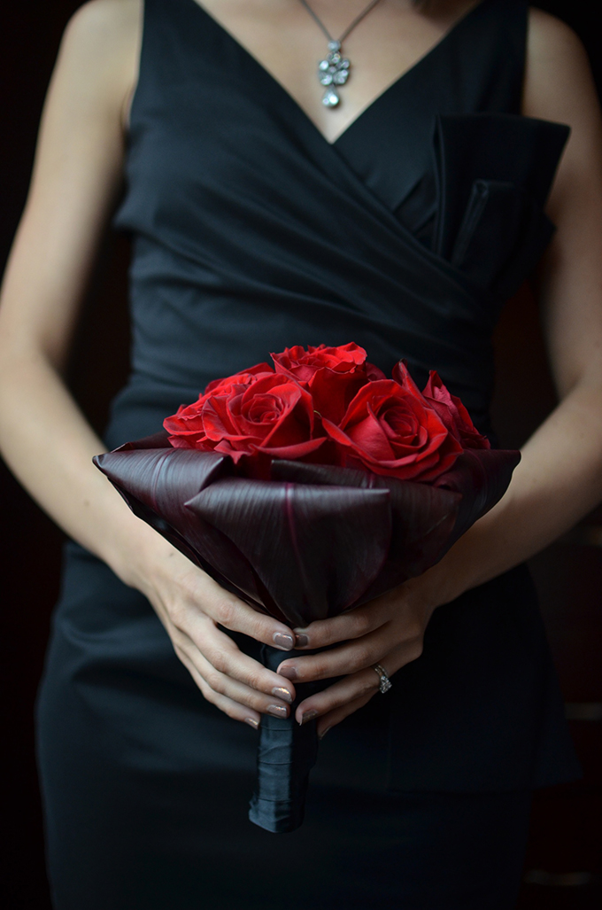 red and black NYC wedding | Jessica Schmitt Photography