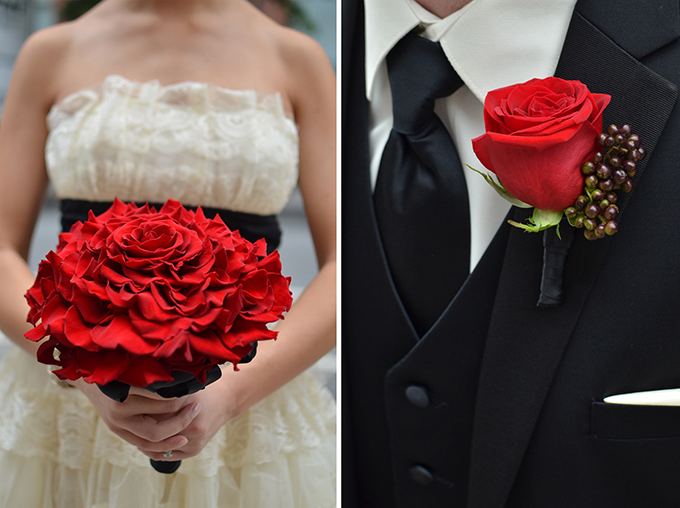 red and black NYC wedding | Jessica Schmitt Photography
