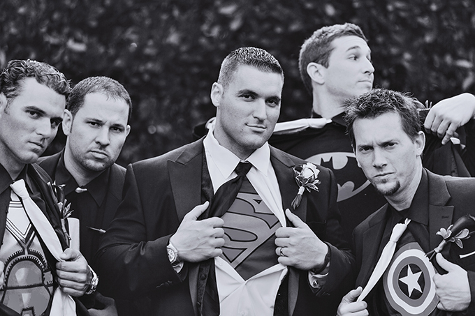 superhero groomsmen | Concept Photography