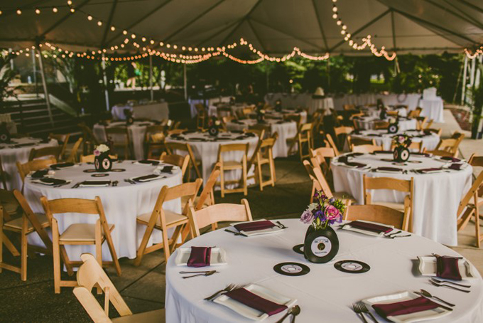 Beatles themed aviary wedding | Carolyn Scott Photography | Glamour & Grace