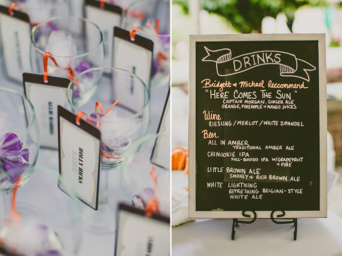 Beatles themed drinks | Carolyn Scott Photography | Glamour & Grace