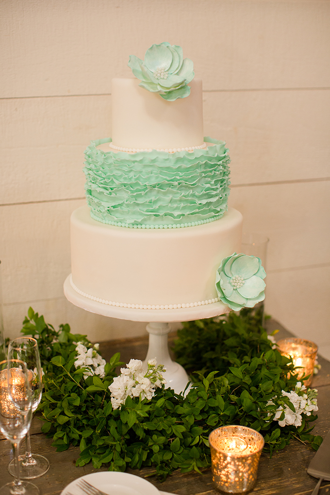 Mint Ruffle Cake From Maliha Creations Mint Ruffle Cake From Maliha Creations