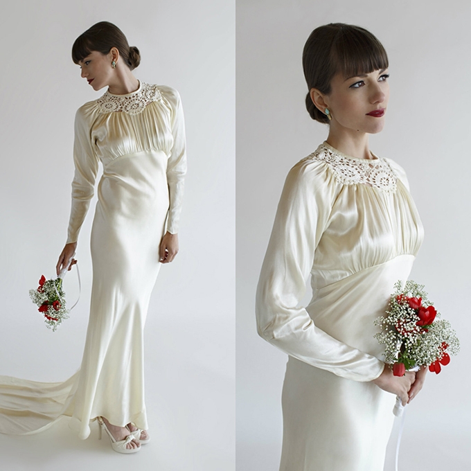 Vintage Wedding Dresses Glamour Grace Vintage Wedding Dress Glamour Grace