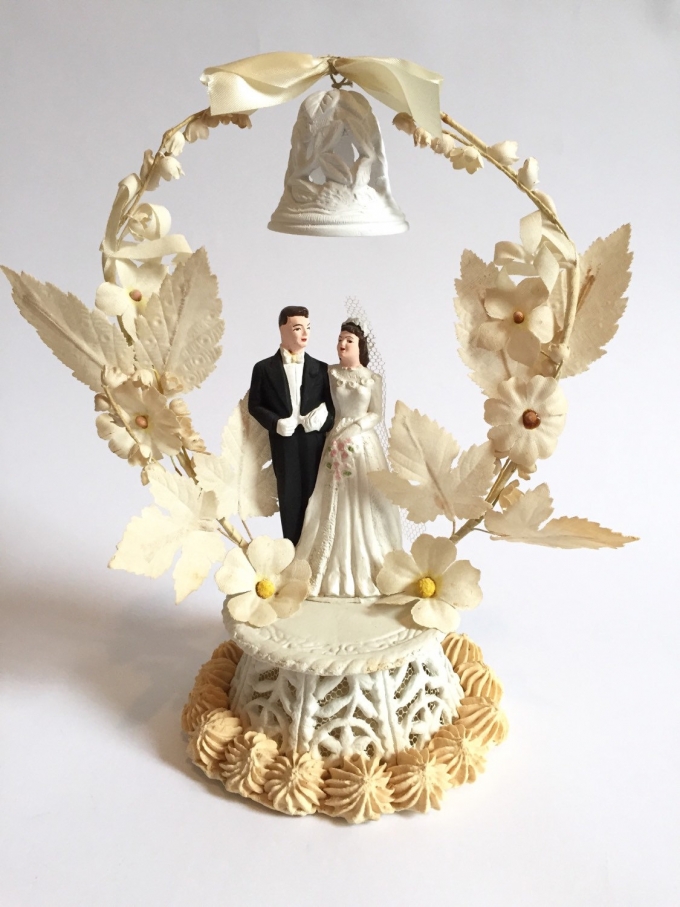 Vintage Cake Toppers for the Vintage Couple  Glamour amp; Grace